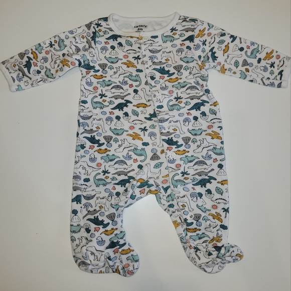 Footed Onesies - Set of 3 - Picture 2 of 7